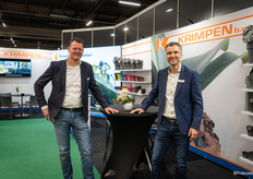 Jacob van Ballegooijen en Ekko Vermeulen, deze week begonnen als nieuwe directeur bij Van Krimpen