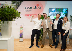 Team Evanthia heeft het naar de zin op de beurs