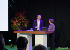 CFO/ CEO a.i. David van Mechelen in gesprek met dagvoorzitter Marijke Roskam