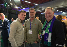 Robin van der Knaap (De Wilgenlei), Thijs Hermans (Plantenkwekerij P. van Geest) en Leon Ammerlaan (Ammerlaan TGI)