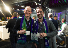 Erwin Koopstra (Anthura) en Thijs van der Valk (OK Plant)