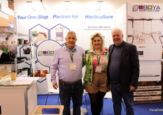 Juan Carlos Gallon, Tatiana Lochowicz en Audun Hem Larsen van Oboya. Het bedrijf introduceerde hun nieuwe bedrijf: Nxin