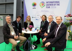 Het AIPH team was ook aanwezig. Op de eerste beursdag organiseerden ze de International Grower of the Year Awards, die is gewonnen door Hillier Nurseries