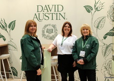 Stefanie Williams, Kate Porter en Tracey Duffy van David Austin Roses