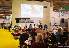 Op het Gardeners Forum in hal 2 vonden verschillende gesprekken en lezingen plaats