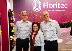 Rick Minck, Daphne Hoogeveen en Martin Berger van Floritec