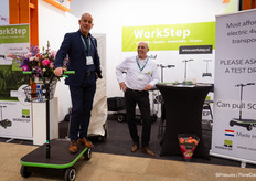 Johan Velting van Workstep, samen met collega Bob helemaal uit Fryslân