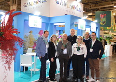 Een flinke delegatie van 10 bedrijven die samenwerken in (regione Campania Assessorato Agriculture) Alberto Ziello, Rosa Vuolo, Nicola Fontana, Gaetano Auricchio, Maria Vuolo, Carmine Arlia en Raffaele Cuomo.