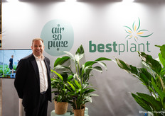 Patrick Zuidgeest van Bestplant, de specialist in het telen van Spathiphyllum