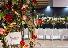 Ook Anthura had een aandeel op het Wedding Flowers paviljoen