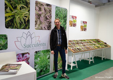 Menno van Succulents Unlimited die met een nieuw brand UNIQ willen laten zien dat ze meer doen dan alleen succulenten.