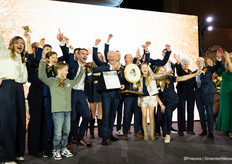 Een ontzettend blij team/familie