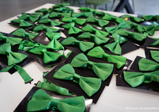 Iedereen werd gevraagd om ‘a touch of green’ te dragen