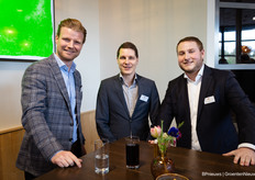 Guido Vollebregt, John Wolf en Luuk van der Pol van Oriental Group 
