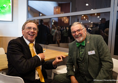 Hans Blokzijl (Bomencentrum Nederland) en Rob Baan (Koppert Cress)