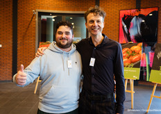 Bartelt van Tuijl (Linflowers) en Wouter Duijvesteijn (Beyond Chrysant)