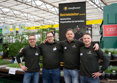 Een deel van het team van TB Emsland gemüse met bedrijfsleider Erwin (tweede van rechts)