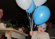 Mooie ballonnen voor deze jonge dame