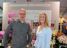 Patrick van der Arend en Marieke Hoogendijk van Pannekoek Orchideeën.