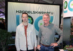 Edwin de Jong en Rael Duijvenstijn van Handelskwekerij Lock.