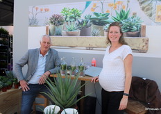 Gerard van Langen en Nicole Berkhout van Amigo Plant bv.