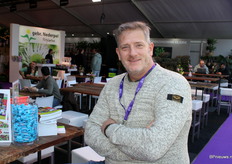 Bart Koek van Sensitech kwam ook even kijken op de beurs.