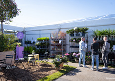 De binnentuin werd goed bezocht, zeker rond lunchtijd zat de tuin vol met bezoekers die genoten van het zonnetje
