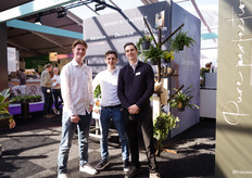 Timo van Luijk (Van Schie), Thijs van Os (Lion Plant) en Luca Vollebregt (Mixed by Roots) bij Decorum