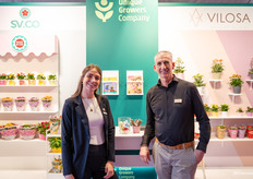 Jill Strik (SV.CO) en Loek Ammerlaan (Vilosa) van Unique Growers Company