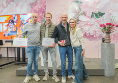 Import trosroos Tralala van Holla Roses wint de eerste prijs bij de Vakkeuring (Foto:Keukenhof)