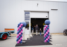 Een feestelijke ingang