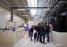 Veel bezoekers en interesse ook in alle technische toepassingen op deze locatie, hier bij Stolze