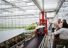 En ook tijdens de open dag moest er natuurlijk gewoon geoogst worden