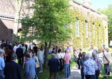 Prima plek en mooi weer.