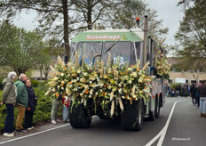 Een goed versierde strandrups