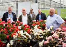 De mannen van Muller Seeds kwamen ook even een kijkje nemen bij Benary