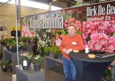 Dirk de Geest van Kalmia Latifolia is een van de weinige kwekers die deze plant kweekt. 'De plant is niet gemakkelijk te kweken: hij groeit traag en is lastig in bloei te trekken.'
