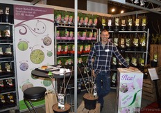 Jesper Mathot van de gelijknamige potplantenkwekerij