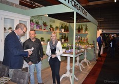 Vlnr. Jan Timmermans, Erwin de Beer en Marijcke Boogaard van PT Creations