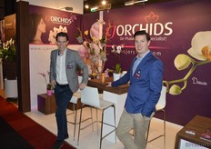 John van den Wekern en Wilco Bouman van CJ Orchids