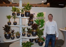 Arjan van Noordt van tropische plantenkwekerij Duynplant