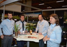 KANplant was met een heel team aanwezig. Vlnr: Wilco Hofstede, Maurice Langelaan, Pim Rikke en Sietske Weije.