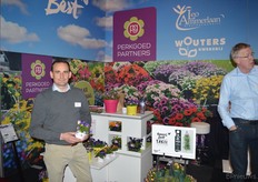 Perkgoed Parners, het samenwerkingsverband tussen kwekerij Wouters en plantenkwekerij Leo Ammerlaan. Op de foto Arno Hueting..