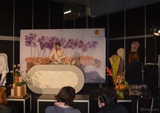 Bloemisten in actie op het Florist Event