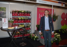 Aanwezig met 'de mooiste hortensia's van Nederland', Peter van den Bos van Islandplant.