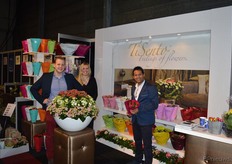 Ti Sento is het merk waaronder verschillende kwekers hun producten op de markt zetten. Thom van den Ende (links) en Ernst Lieuw-On zijn van het bedrijf, Joanna Lamla van Leo van der Harg potrozen is een van de kwekers onder de Ti Sento paraplu.