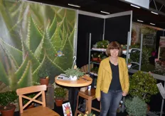 Miranda Meijer van Kwekerij Ton van der Hoorn. Het bedrijf doet al 44 jaar in succulenten.