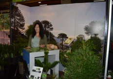 Claudia Duyf van Jura Botanica, kweker van 'prehistorische bomen en planten'.