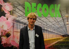 Aron Vanoverberghe van Decock Plants, opkweekbedrijf van jongplanten.
