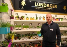 Ove Lundager van de Deense kwekerij Lundager, gespecialiseert in miniatuurplanten.